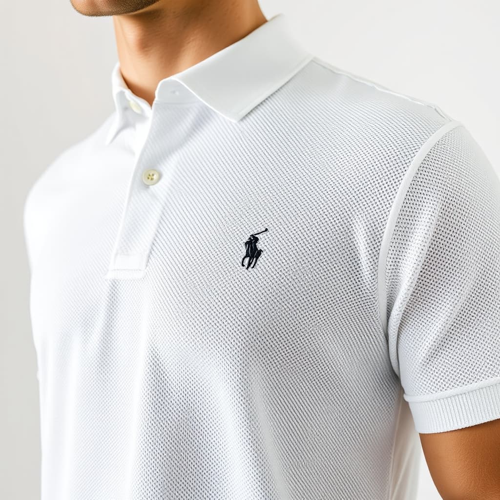 Custom Fit Mesh Polo Red S — alternate view
